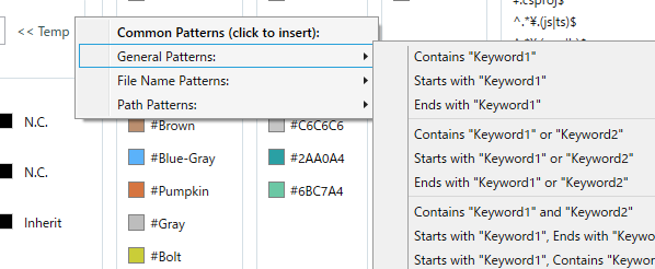 Global Settings Window